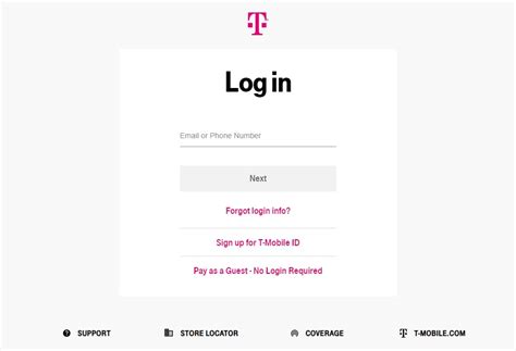 t mobile login.